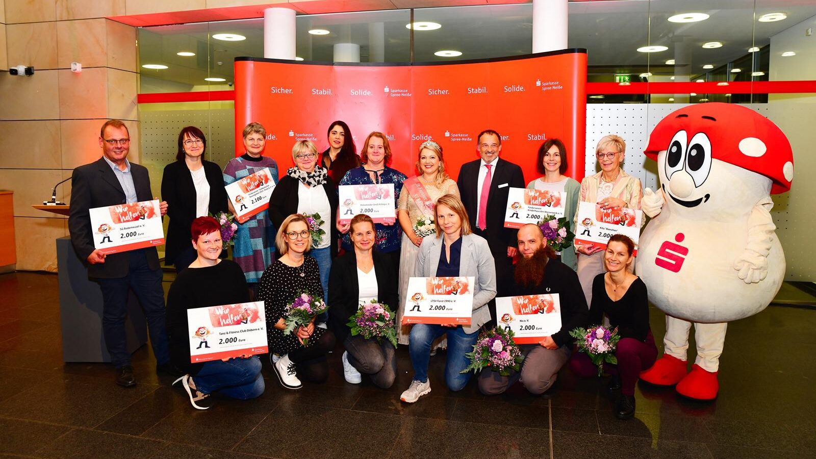 Wünsche werden wahr - Sparkasse Spree-Neiße unterstützt Vereine mit 16.100 Euro